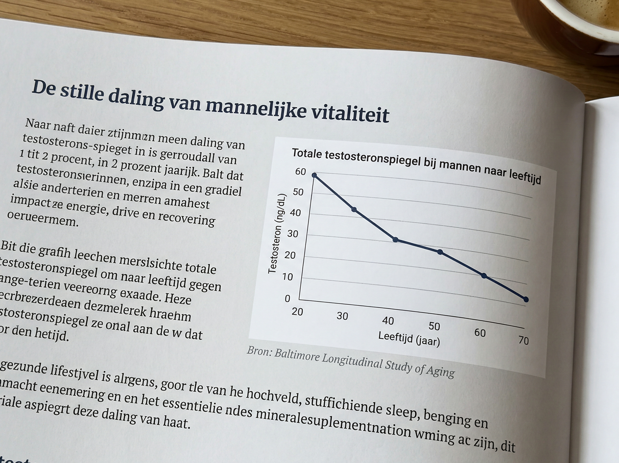 Wat je elk jaar aan testosteron verliest na je 30ste