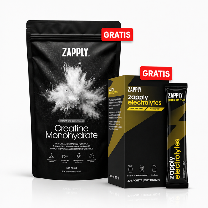 Gratis Creatine + Electrolyten bij je 90-dagen bundle