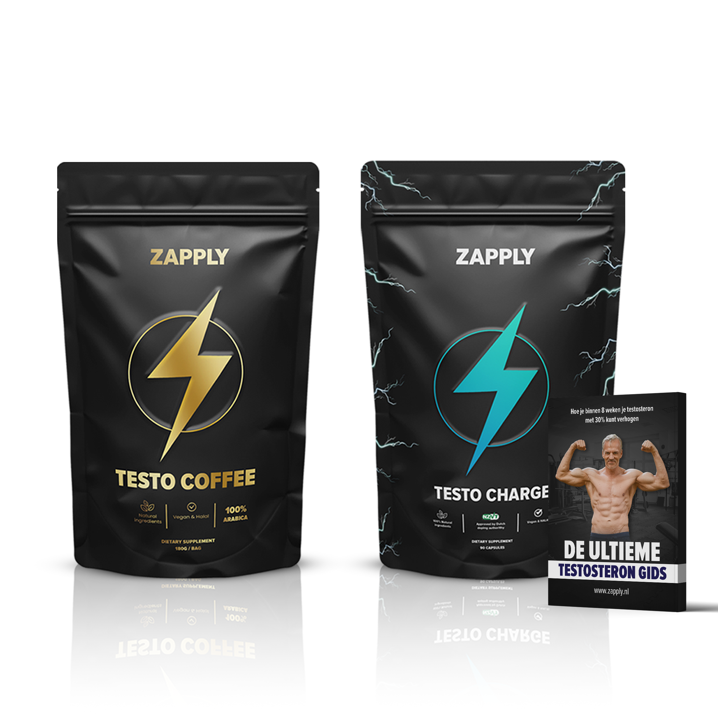 Male Performance Bundle Testo Charge + Testo Coffee