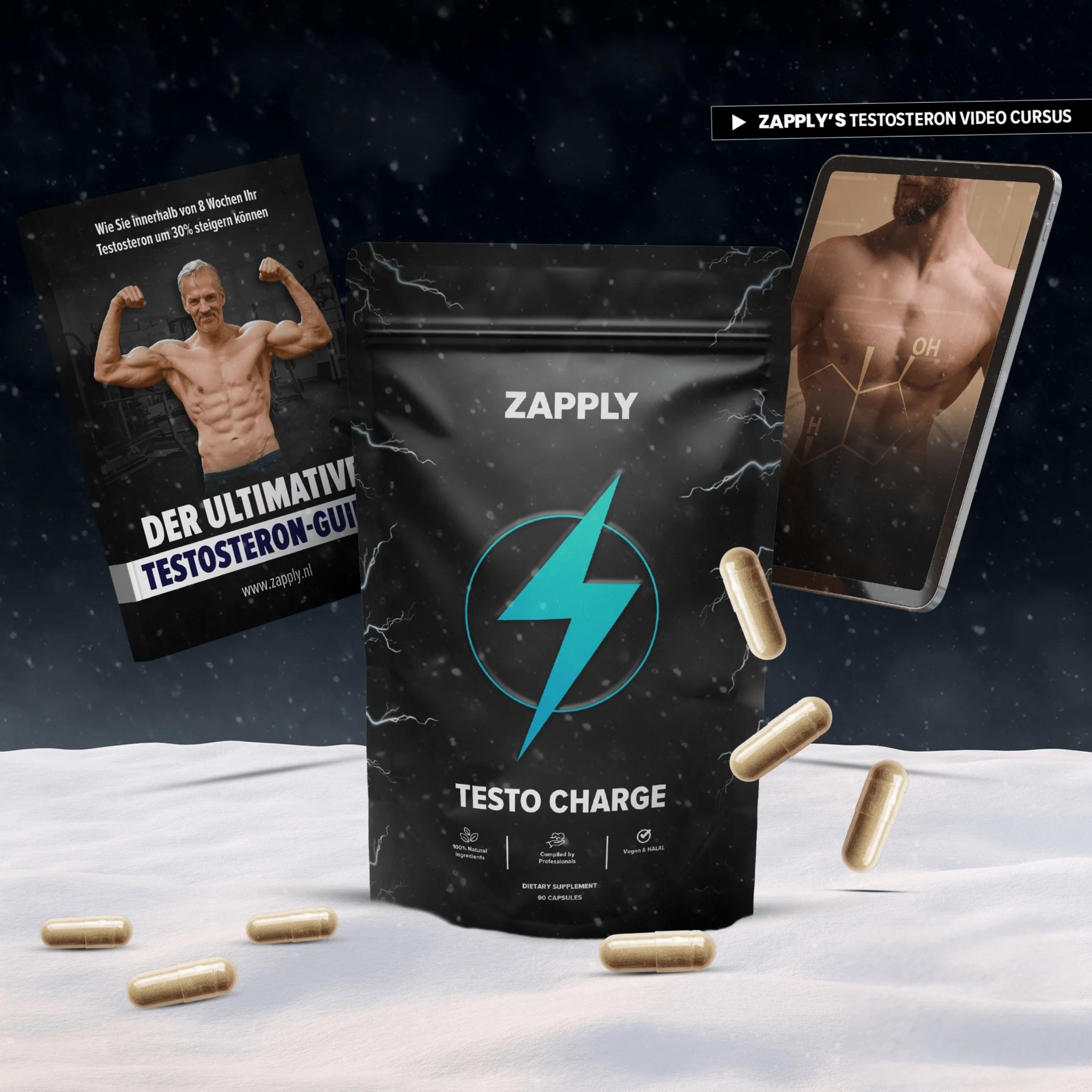 Testo Charge 90 Capsules + GRATIS E-book