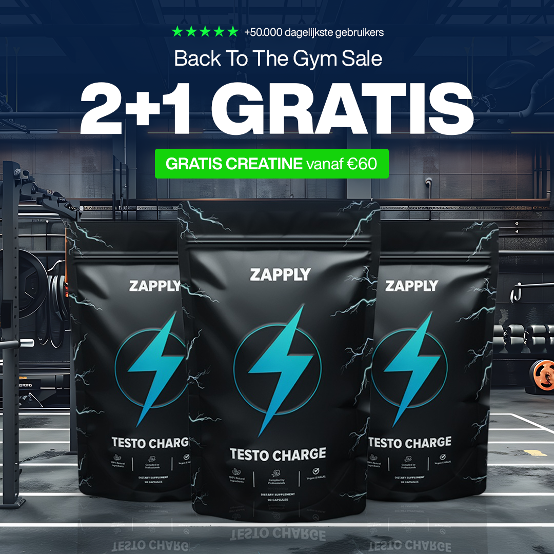 Back To The Gym Sale: Testo Charge 2+1 Gratis