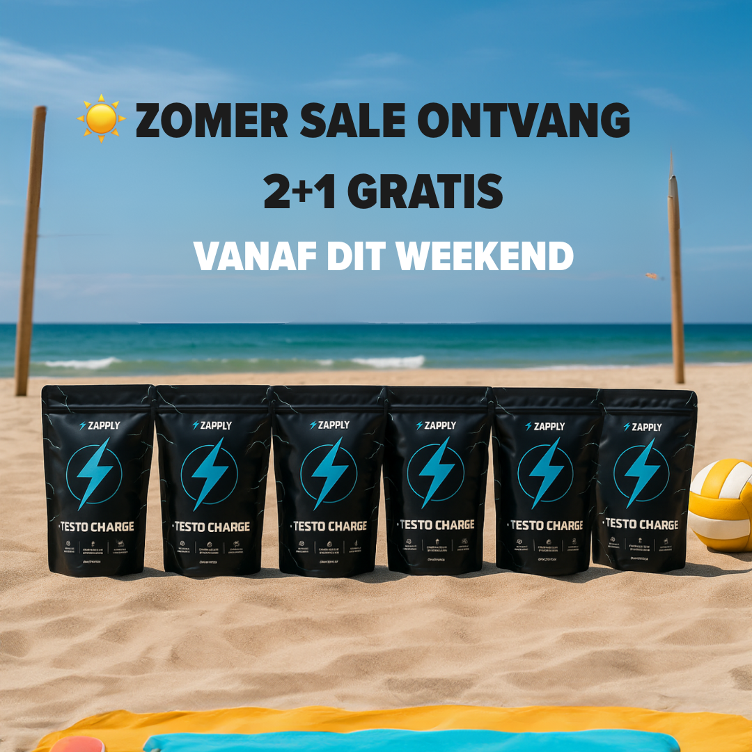 Koop 2 Testo Charge 90 capsules en ontvang 1 verpakking GRATIS